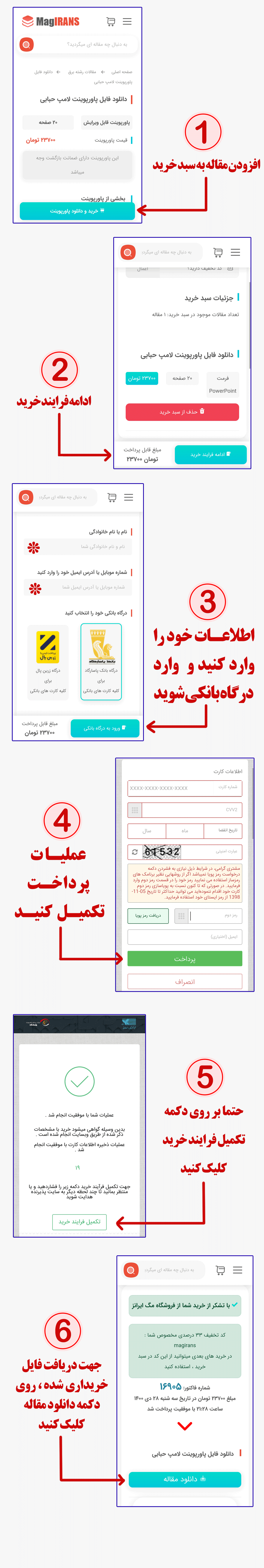 راهنمای خرید در موبایل و تبلت